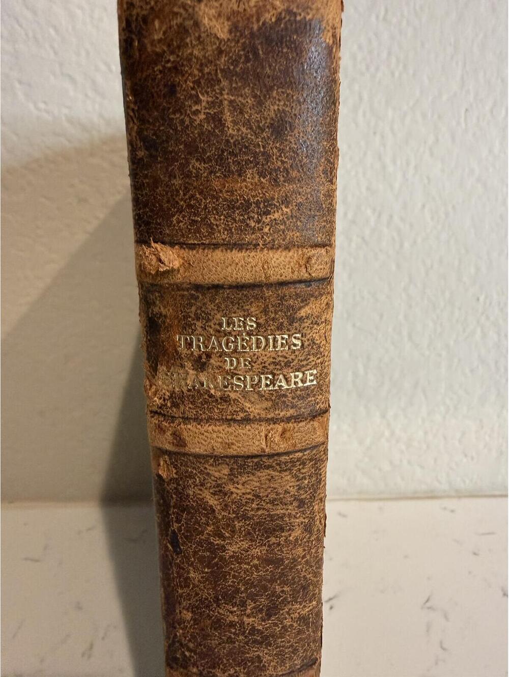 1939 Limited Edition Shakespeare Leather Bound French Fine Press Book